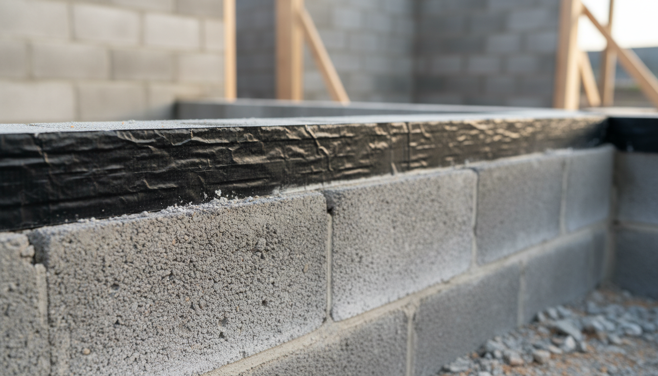 découvrez l'importance de la bande d’arase pour protéger et renforcer votre mur en parpaing, assurant ainsi durabilité et étanchéité optimales.