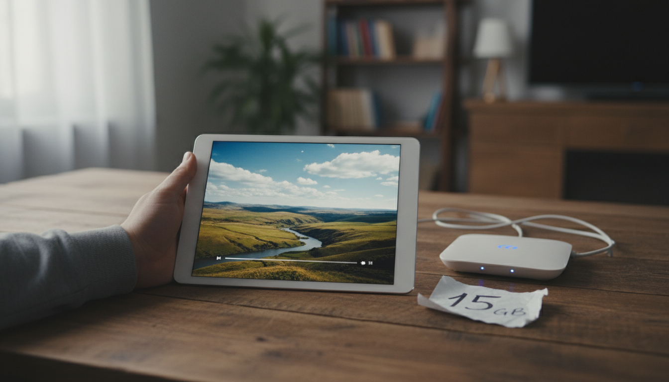 découvrez combien de go de données sont nécessaires pour regarder un film de 2 heures en streaming, en fonction de la qualité vidéo choisie.