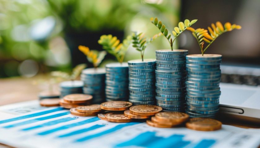 représentation d'un investissement financier