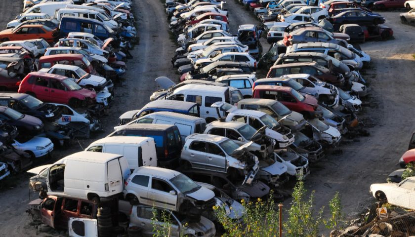 une casse automobile
